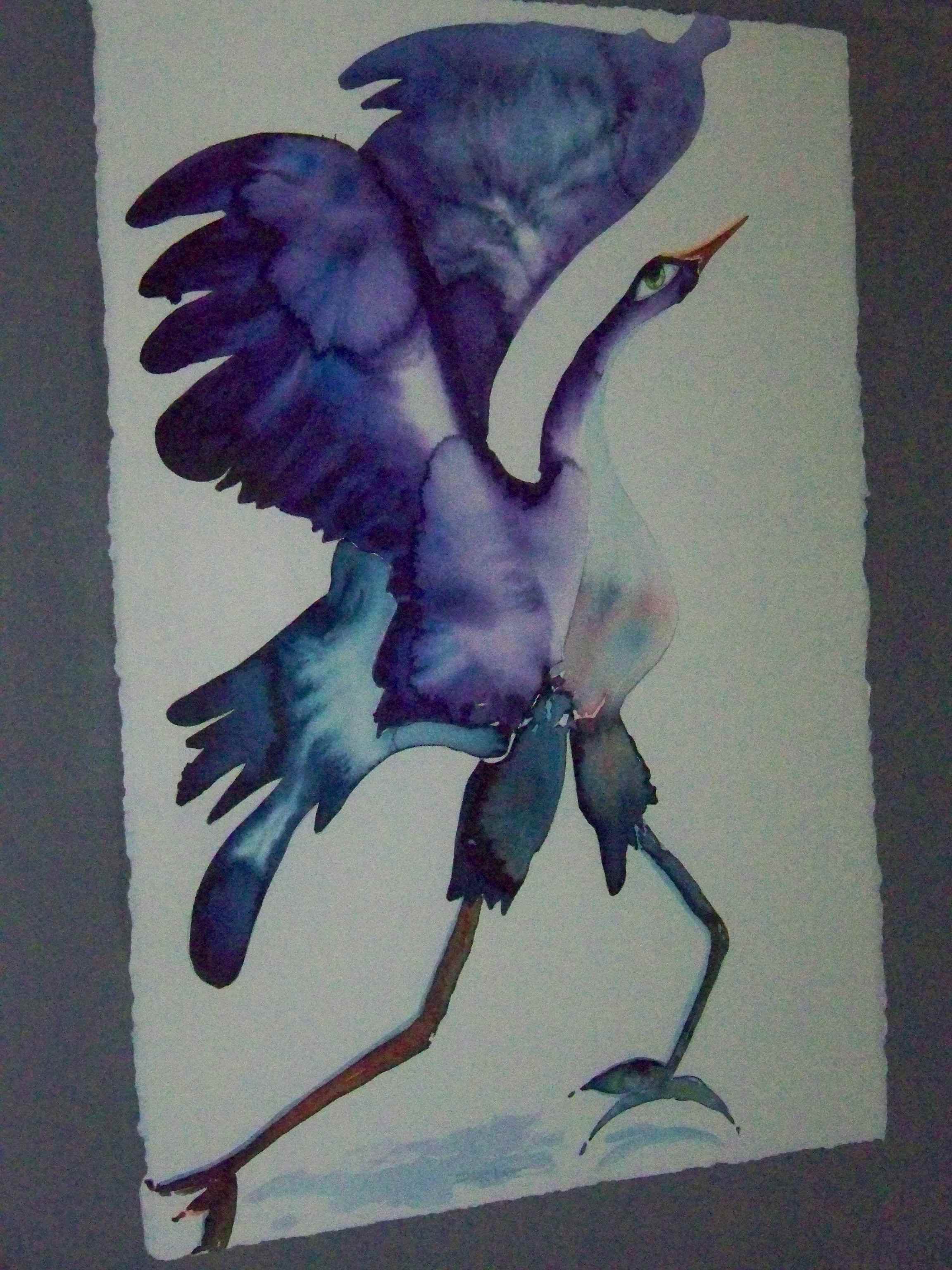 Photo of watercolor painting.