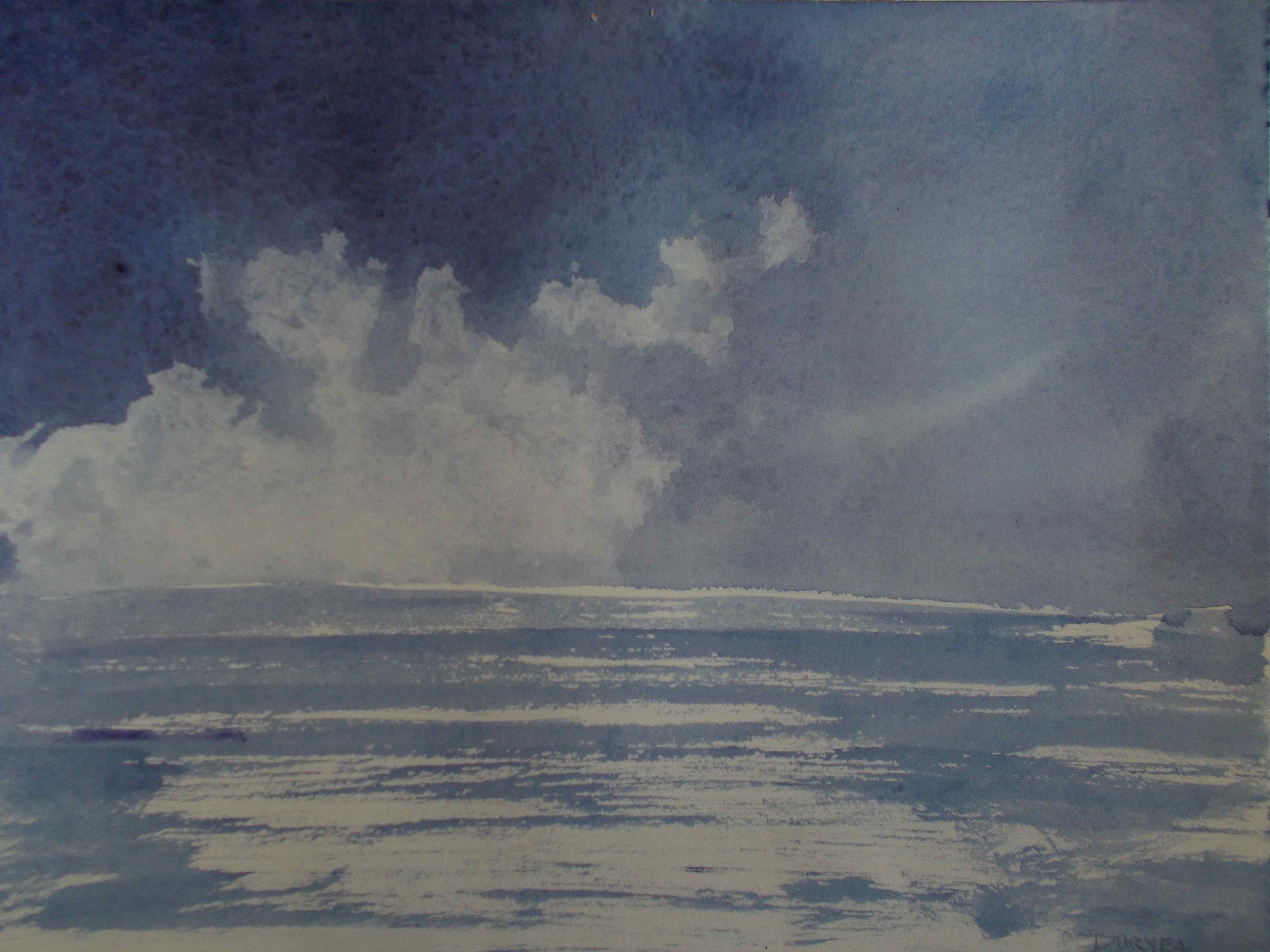 Photo of watercolor painting.