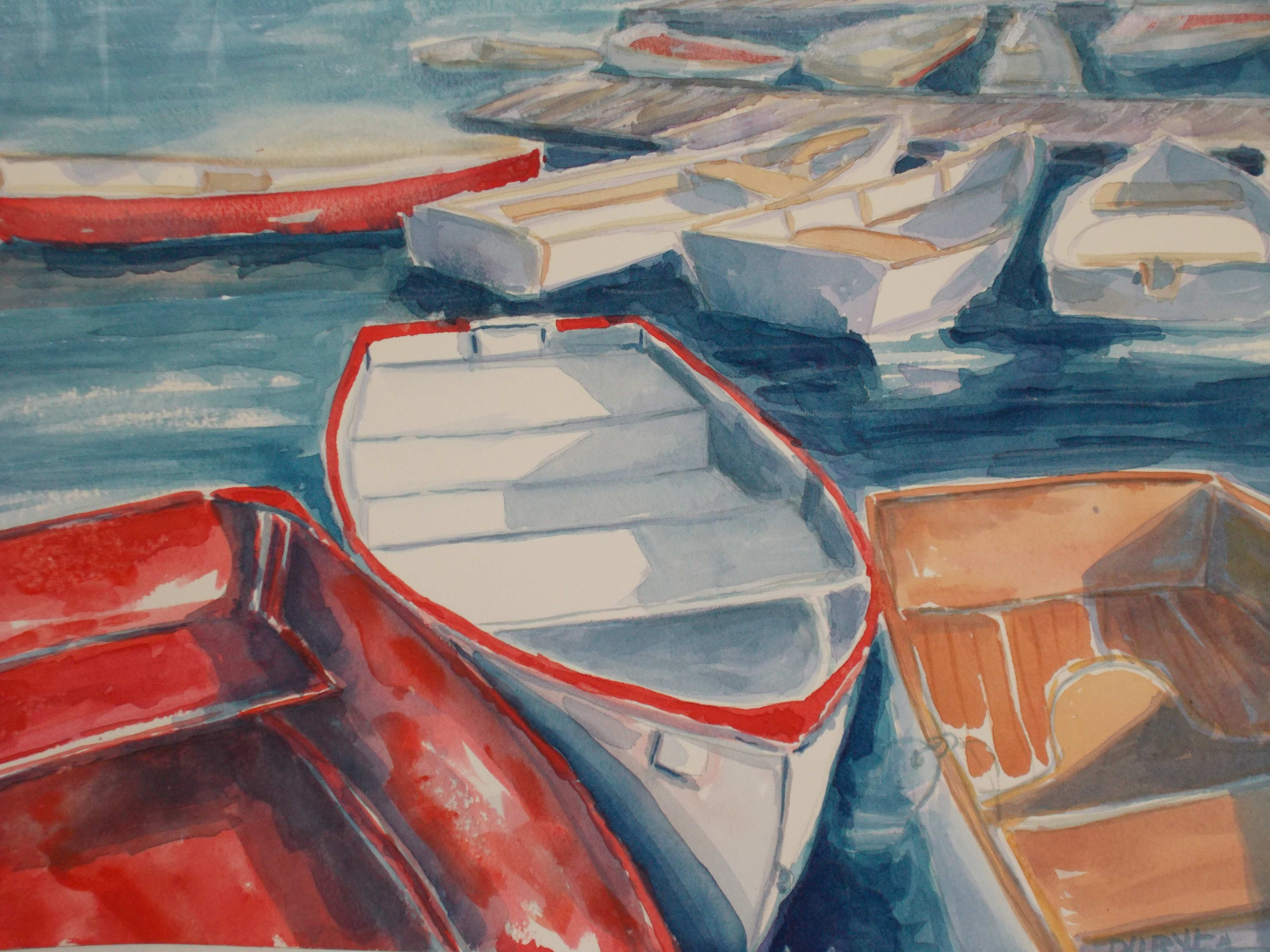 Photo of watercolor painting.