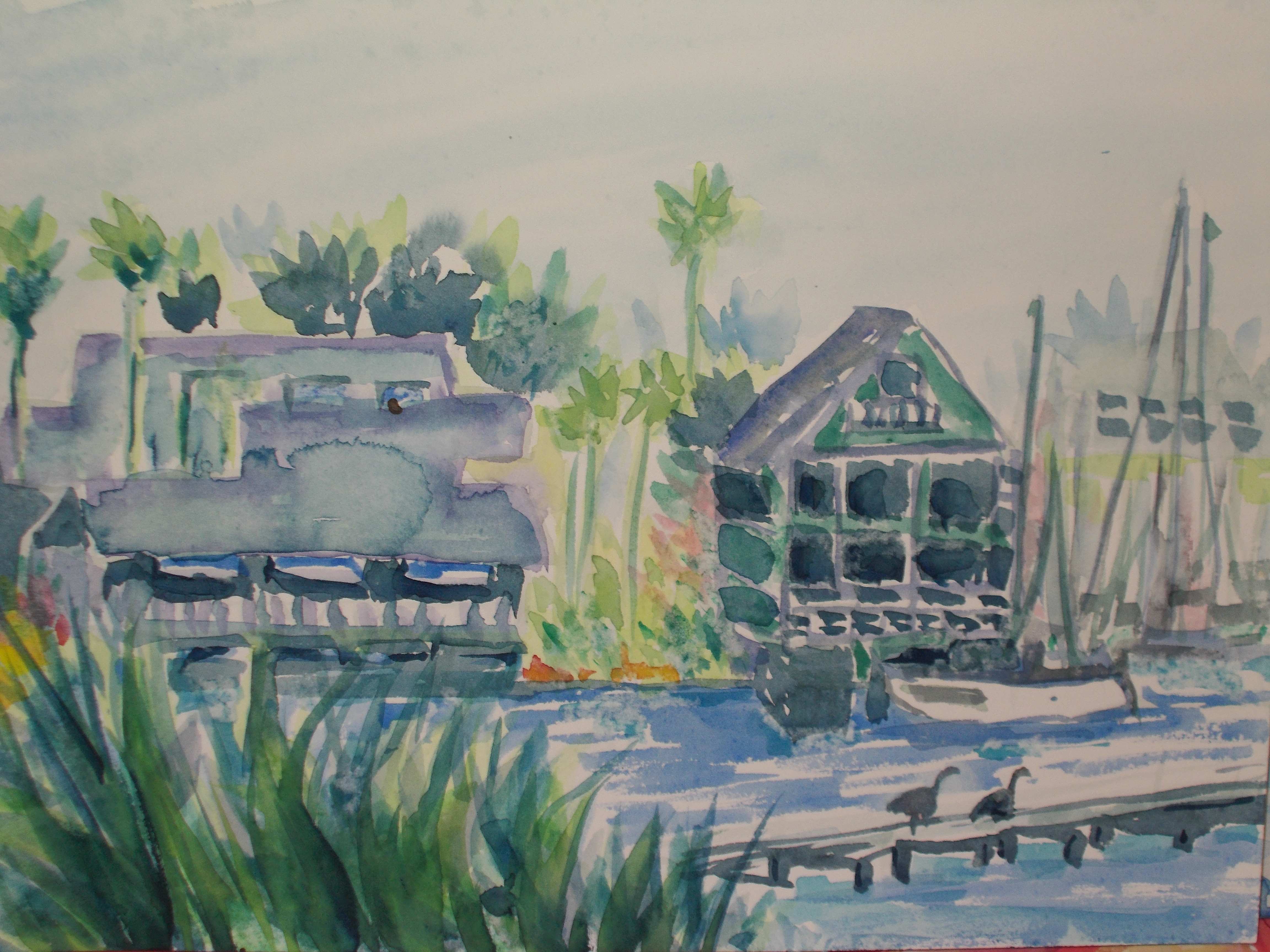 Photo of watercolor painting.